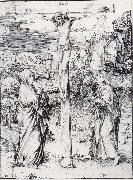 Christ on the Cross between the Virgin and St.John Albrecht Durer